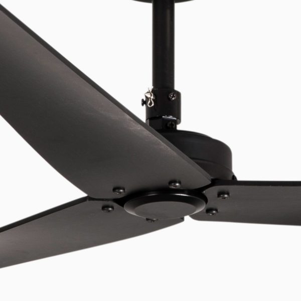FARO BARCELONA Ventilateur de plafond Milos, DC, noir mat FARO BARCELONA