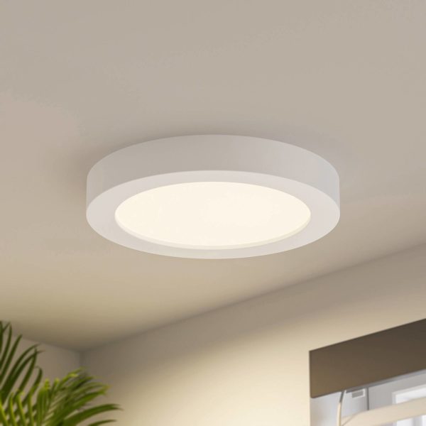 Prios Edwina plafonnier LED blanc 24