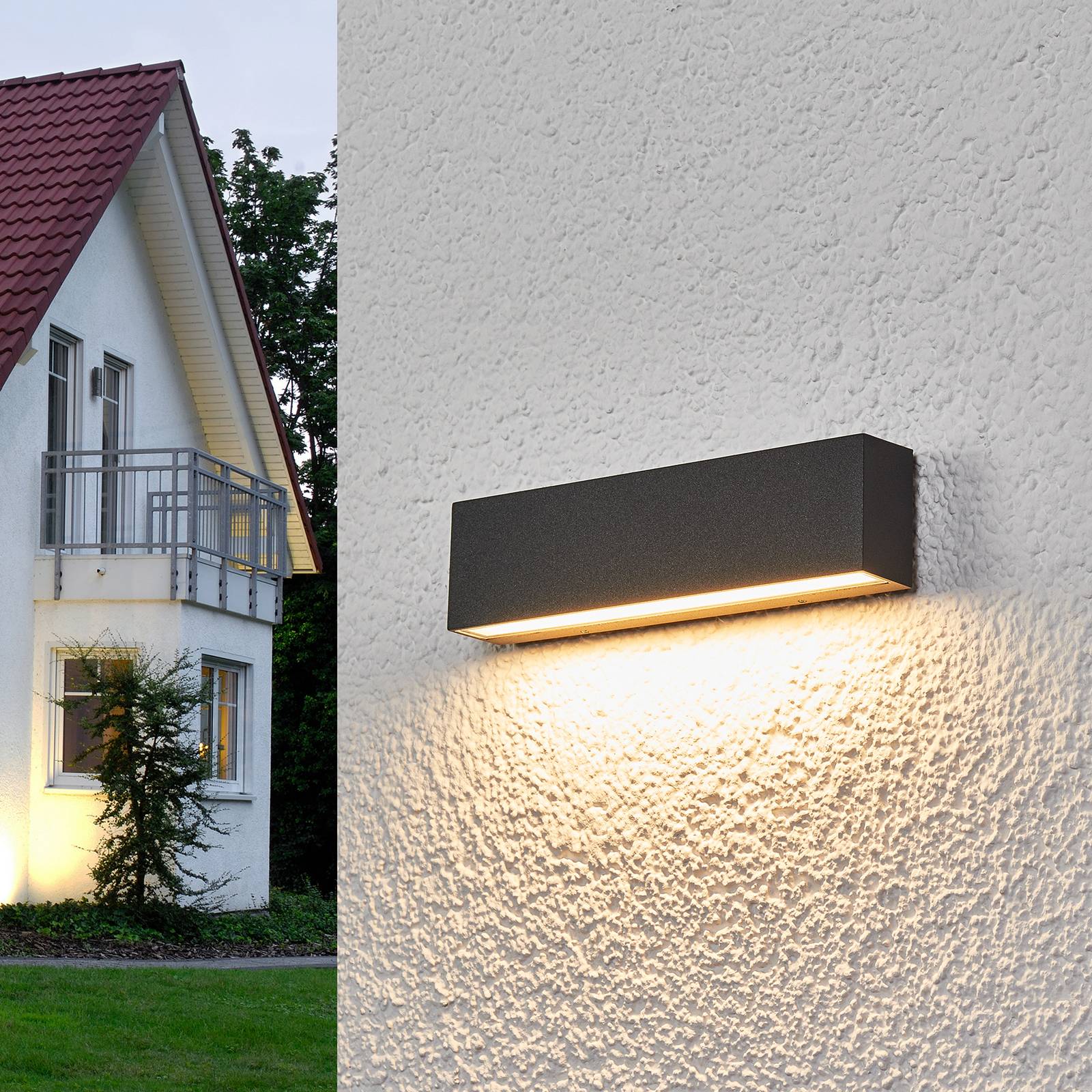 Lucande Applique d’extérieur LED Elvira