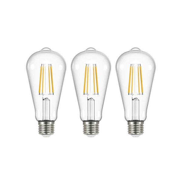 Arcchio Ampoule LED filament claire E27 3,8W 2700K 806lm lot de 3 Arcchio