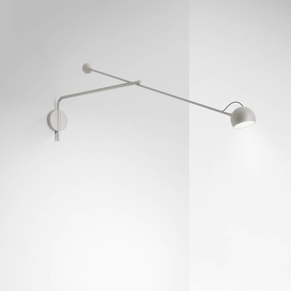 Artemide Ixa L applique LED réglable gris blanc Artemide