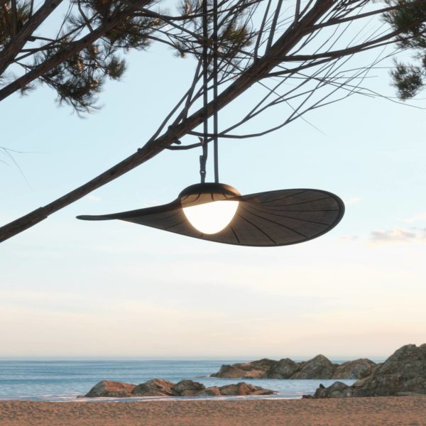 Easy Light Bloom Suspension Batterie IP65 Ø90cm noir Easy Light