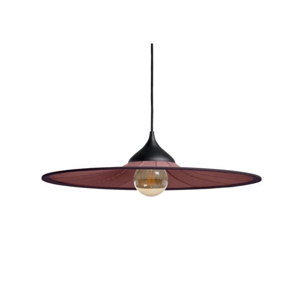 Easy Light Bloom Suspension, IP20, Ø 60 cm, bordeaux Easy Light