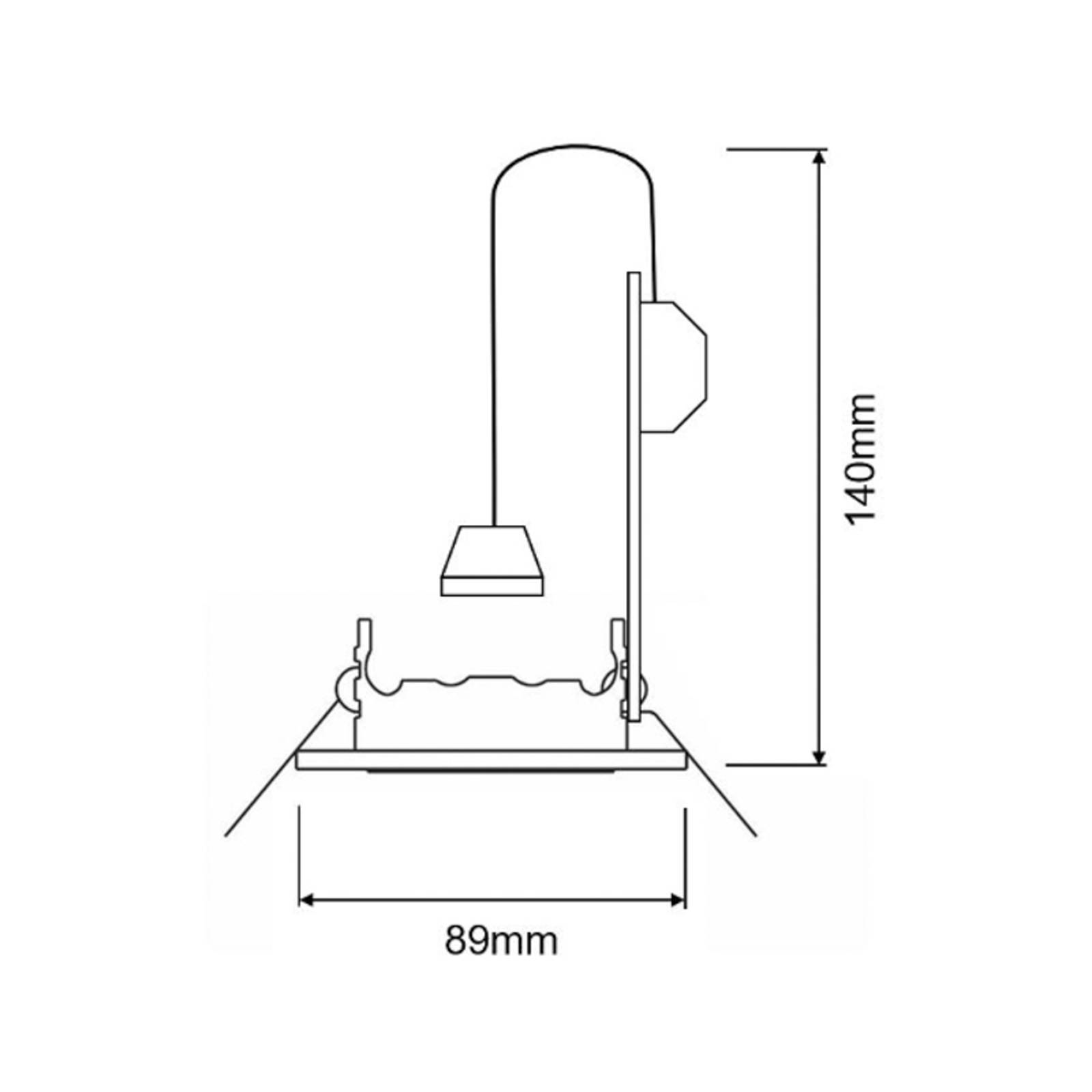 Deko-Light Spot encastré GU10 sans ampoule