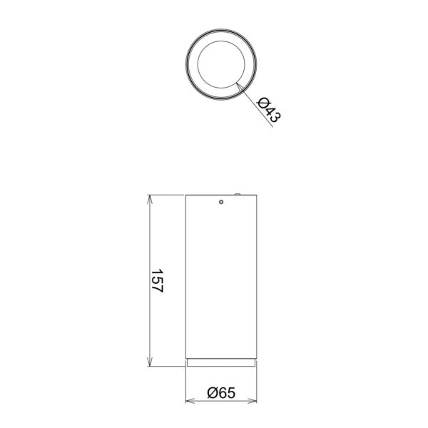 Deko-Light Downlight LED à monter Lucea 10 W noir Deko-Light