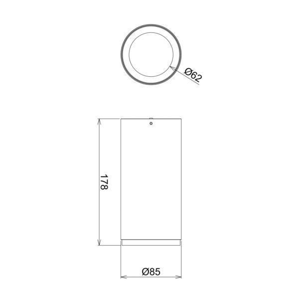 Deko-Light Downlight LED à monter Lucea 15 W blanc Deko-Light