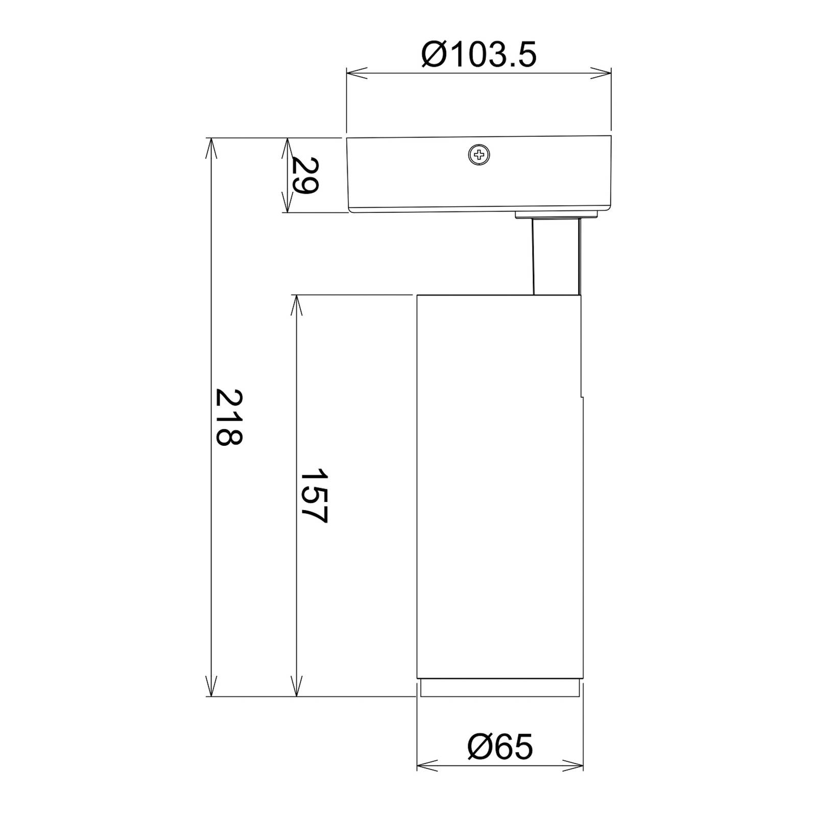 Deko-Light Spot pour plafond LED Lucea