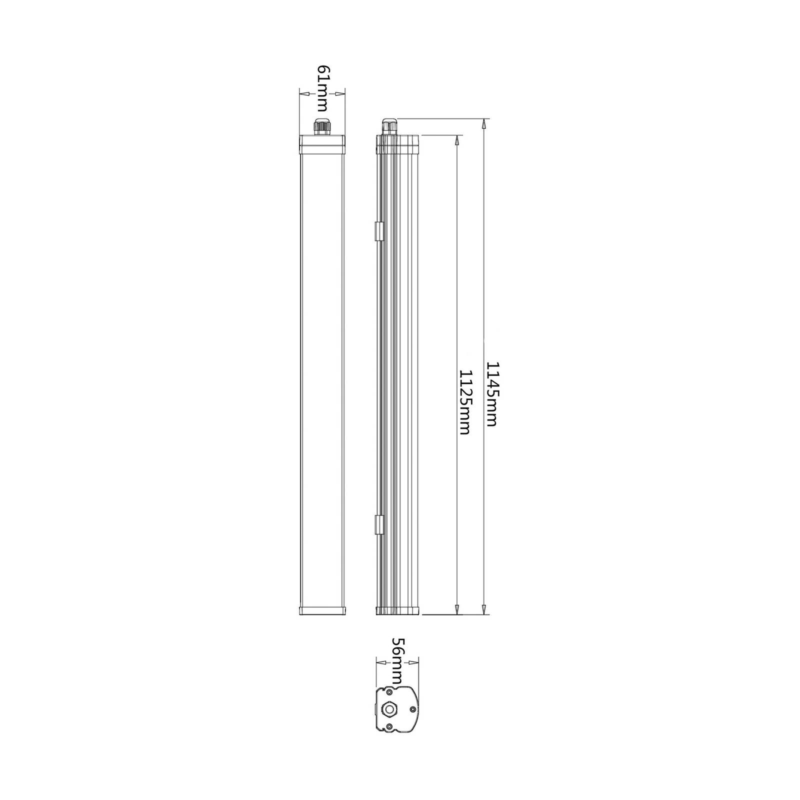 Deko-Light Luminaire pour locaux humides LED Tri Proof Motion