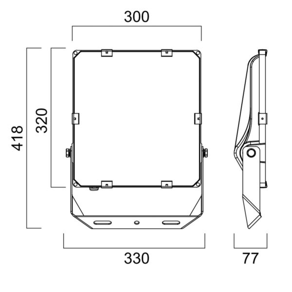 Sylvania Kalani Projecteur d'extérieur LED 4.000K 100 W Sylvania