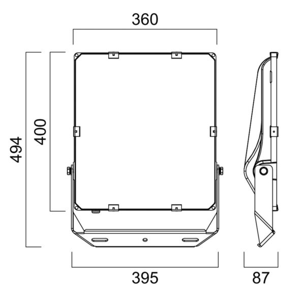 Sylvania Kalani Projecteur d'extérieur LED 4.000K 200 W Sylvania