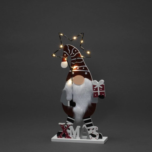 Konstsmide Christmas Lampe déco LED Santa avec étoile