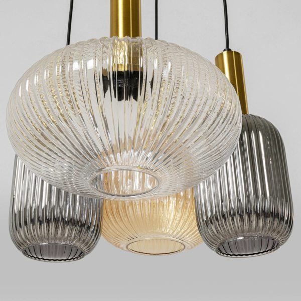 KARE Lobby Quattro suspension à 4 lampes Kare