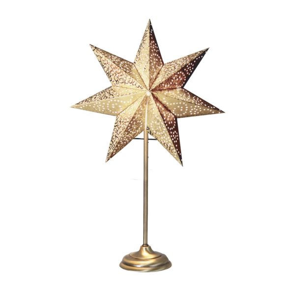 STAR TRADING Étoile sur pied Antique
