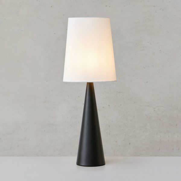 Markslöjd Lampe à poser Conus avec abat-jour Off-White