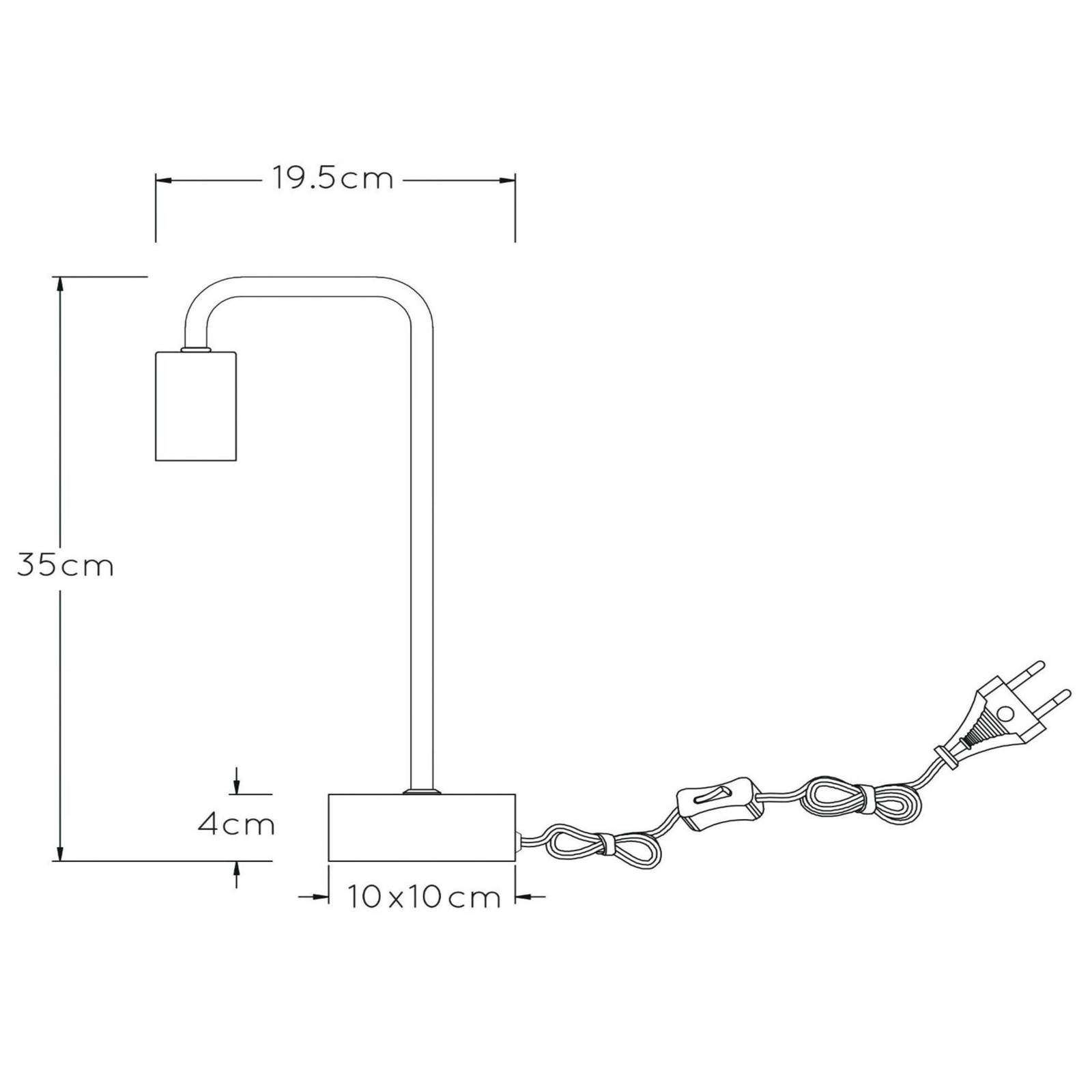 Lucide Lampe à poser Lorin en noir Lucide