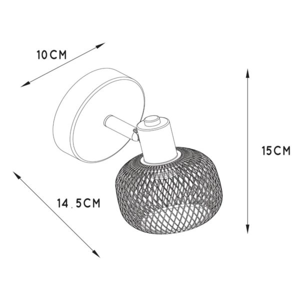 Lucide Spot pour plafond Maren, à 1 lampe, doré mat Lucide