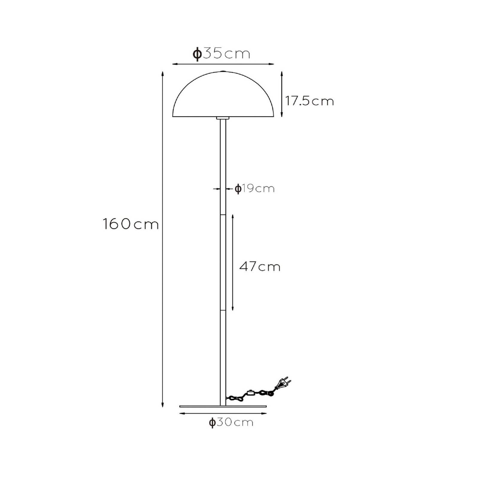 Lucide Lampe sur pied Siemon en acier