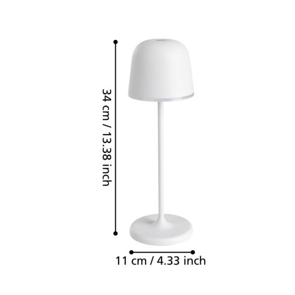 EGLO Lampe de table LED Mannera