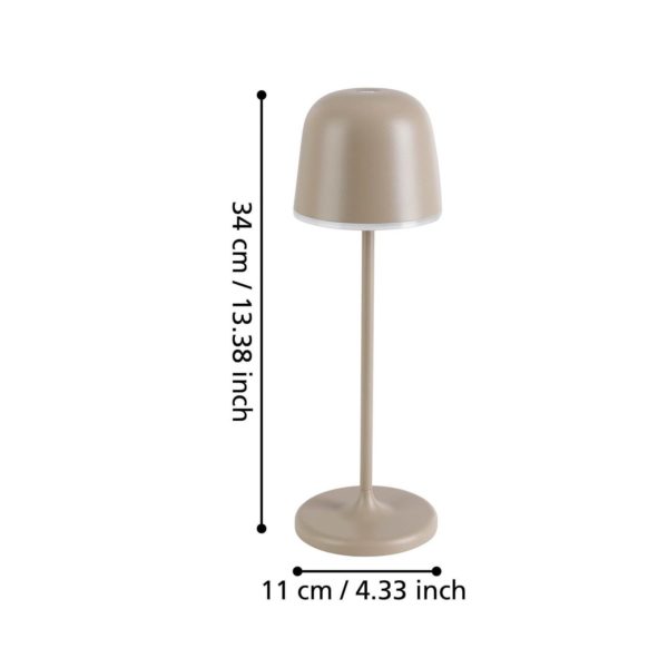 EGLO Lampe de table LED Mannera