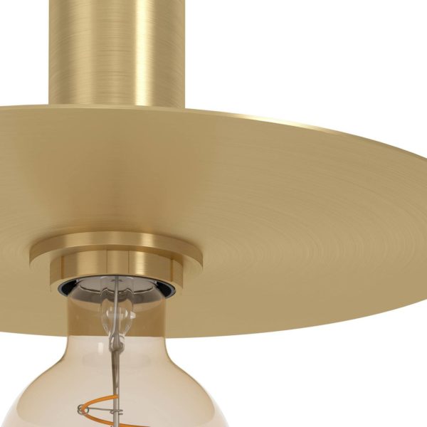 EGLO Lampe à poser Escandell en laiton brossé EGLO