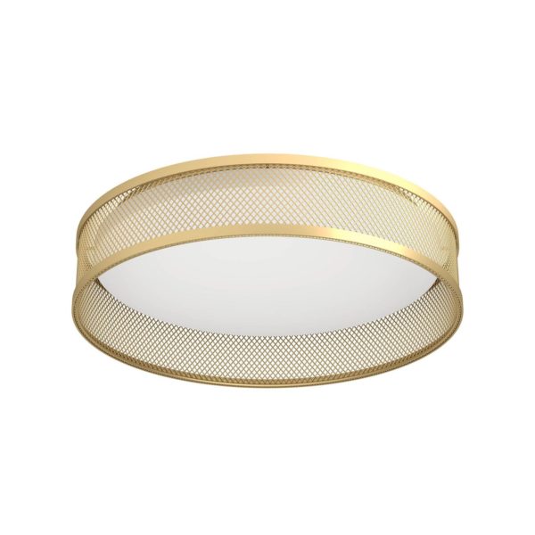 EGLO Plafonnier LED Luppineria tressage acier