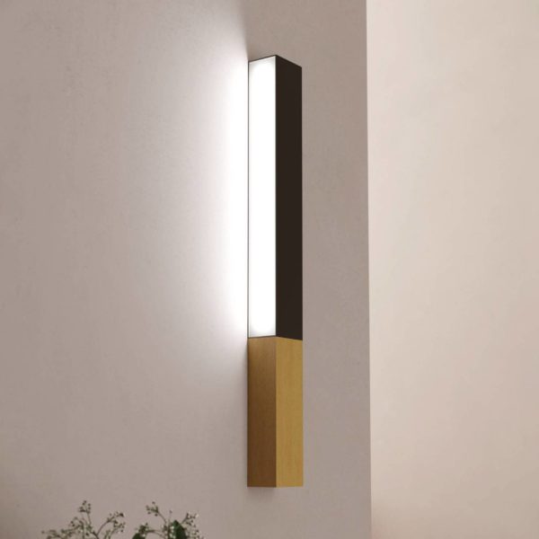 EGLO Applique LED Tudons avec détails en bois EGLO