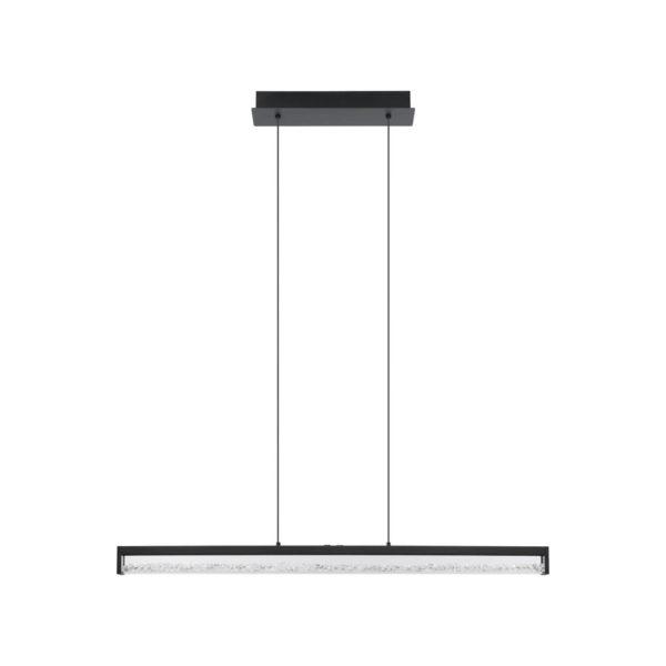 EGLO Suspension LED Cardito tunable white 100 cm noire EGLO