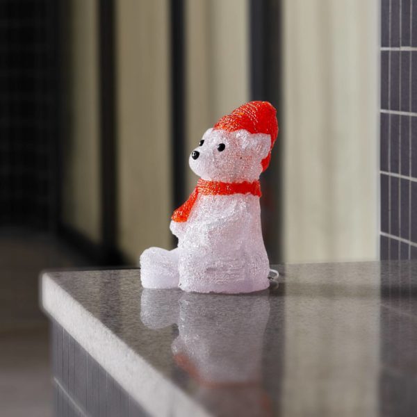 Lindby Yuki figurine déco LED plastique