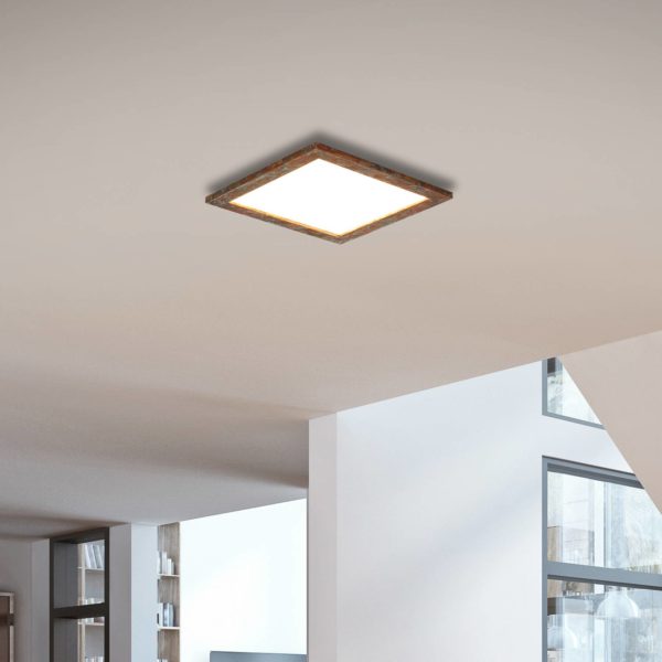 Quitani Panneau LED Aurinor, cuivre, 45 cm quitani