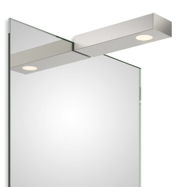 Decor Walther Flat 1 luminaire saillie LED, nickel Decor Walther