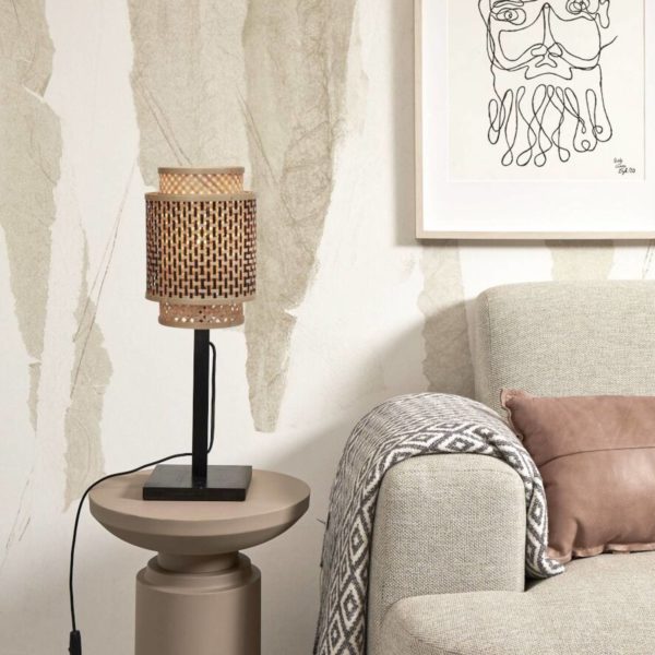 GOOD & MOJO Bhutan lampe table 18×25 cm noire Good & Mojo