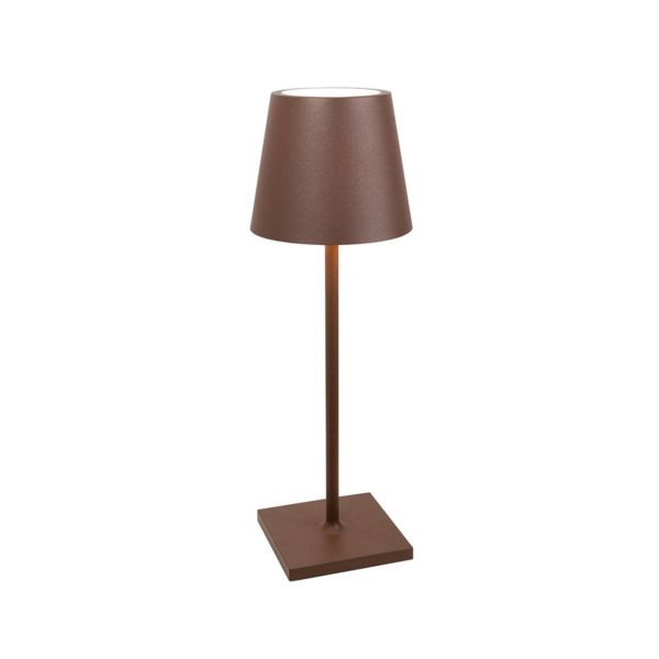 Zafferano Poldina L Desk lampe IP54 corten Zafferano