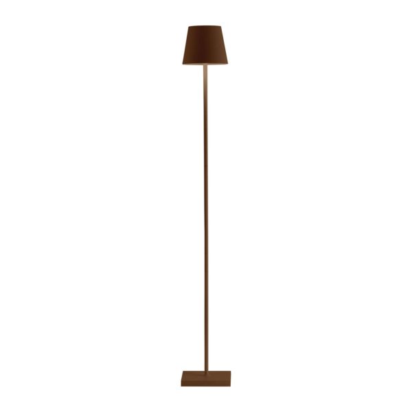 Zafferano Poldina L lampadaire IP54 corten Zafferano