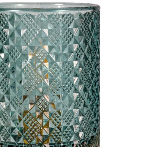 Pauleen Modern Glamour LED E14 turquoise métal Pauleen