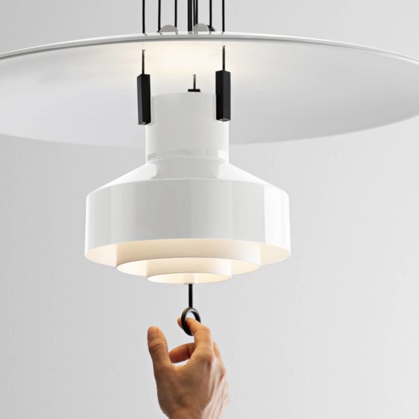 Stilnovo Saliscendi suspension LED, blanche Stilnovo