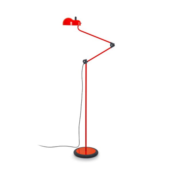 Stilnovo Topo lampadaire LED, rouge Stilnovo