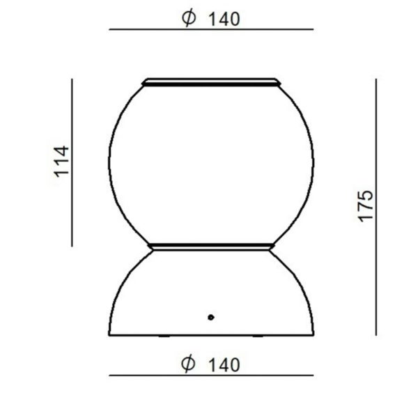 Stilnovo Gravitino plafonnier LED, pivotant blanc Stilnovo