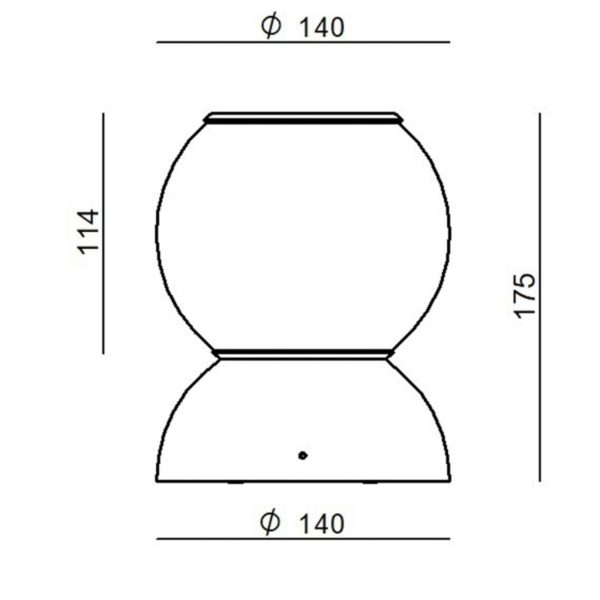 Stilnovo Gravitino plafonnier LED, pivotant noir Stilnovo