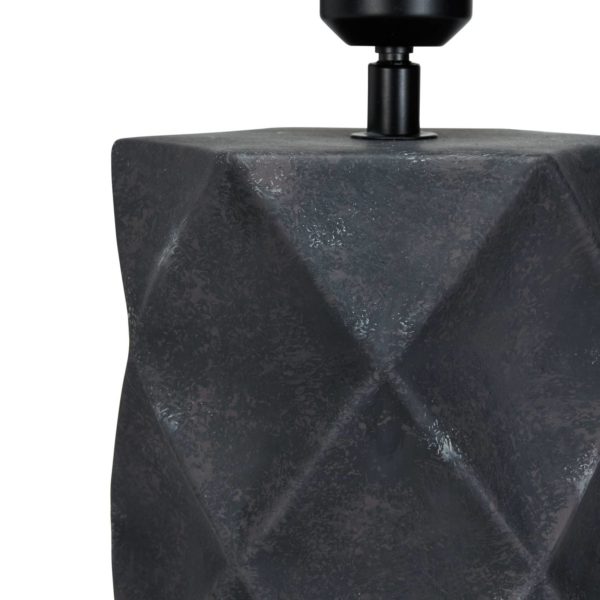 PR Home Hazel lampe à poser anthracite Orphee bleu PR Home