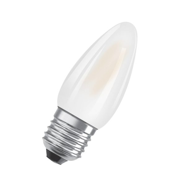 OSRAM Classic bougie LED E27 4W 4 000K mate Osram