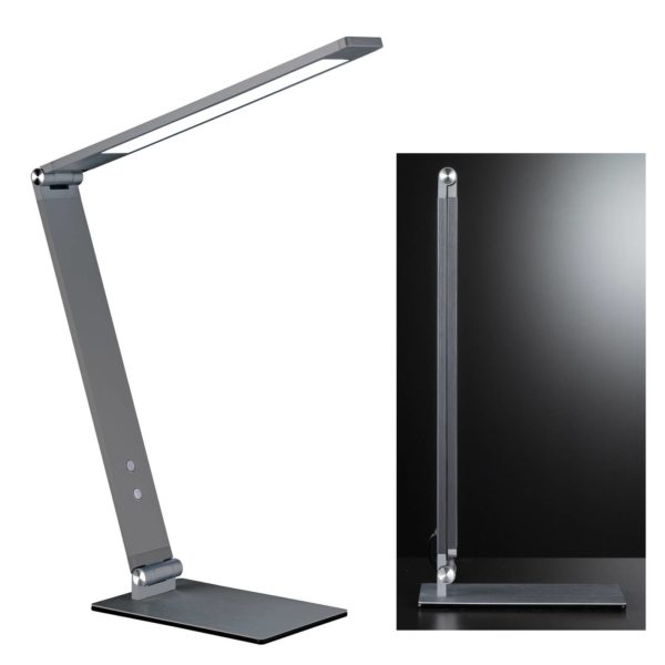 FISCHER & HONSEL Lampe de table LED Geri dim capteur CCT anthracite FISCHER & HONSEL