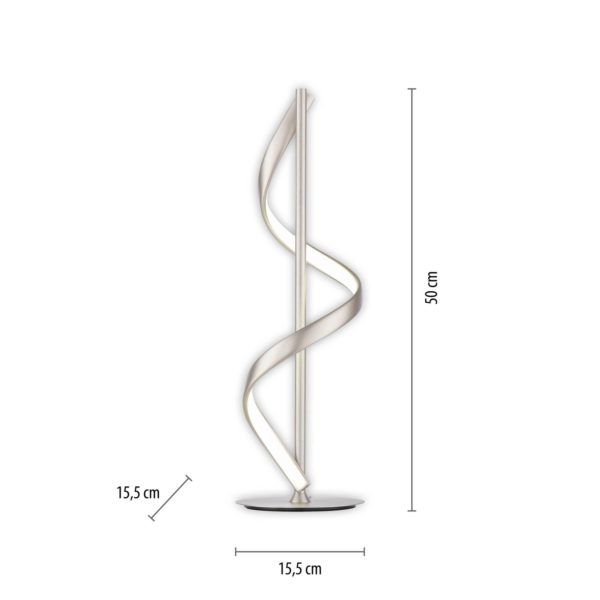 Q-Smart-Home Paul Neuhaus Q-Swing lampe de table LED, acier Q-Smart-Home