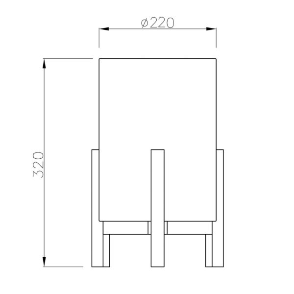 Näve Lampe à poser 3193