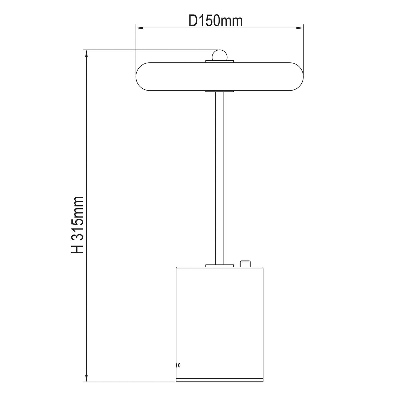 Näve Lampe à poser LED Seta