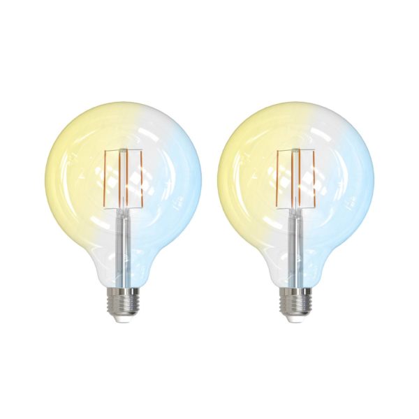 LUUMR Smart LED E27 G125 7W ZigBee Tuya Philips Hue lot de 2 LUUMR