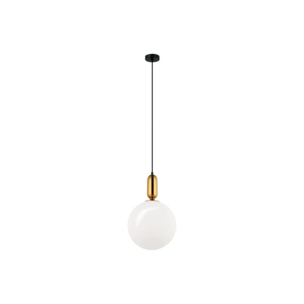 Viokef Suspension Neptune avec abat-jour en verre