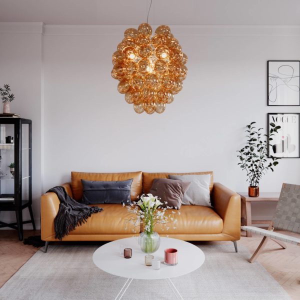 By Rydéns Deluxe suspension en verre Ø 64 cm By Rydéns