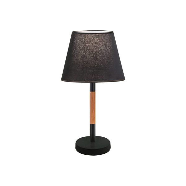 Viokef Lampe à poser Villy avec abat-jour en tissu Viokef