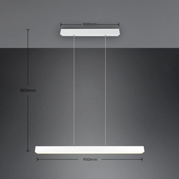 Trio Lighting Suspension LED Paros DUOline