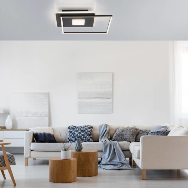 JUST LIGHT. Plafonnier LED Domino avec variation Switchmo JUST LIGHT.